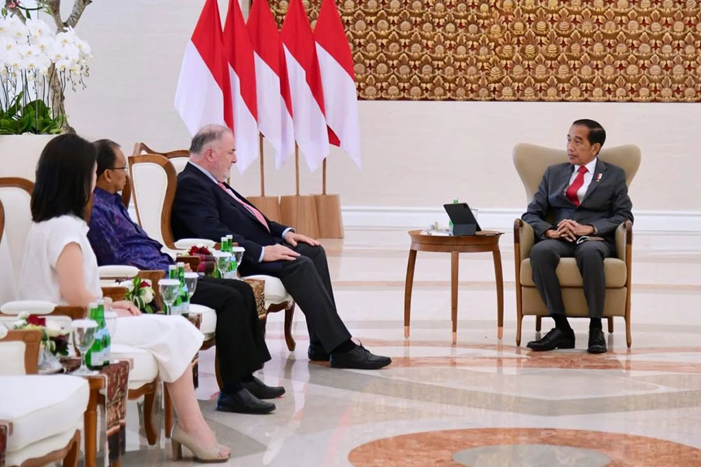 Presiden Jokowi Terima Presiden World Water Council