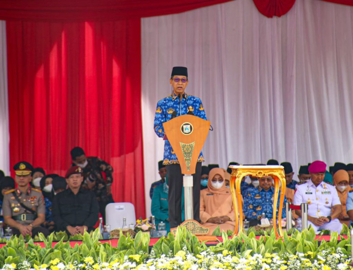 Pimpin Upacara Hari Pahlawan, Pj Gubernur DKI Sebut Tantangan Pemanasan Global