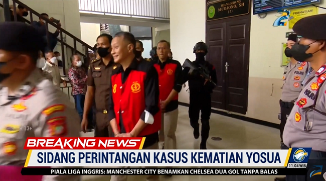 Ini 7 Saksi yang Dihadirkan Dalam Sidang Terdakwa Irfan Widyanto