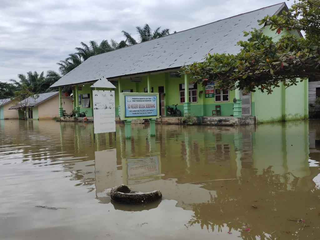 41 Sekolah di Aceh Timur Terendam Banjir