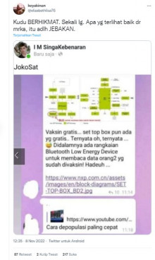 [Cek Fakta] Benarkah Set Top Box untuk Membaca Data Orang yang Sudah Divaksin? Ini Faktanya