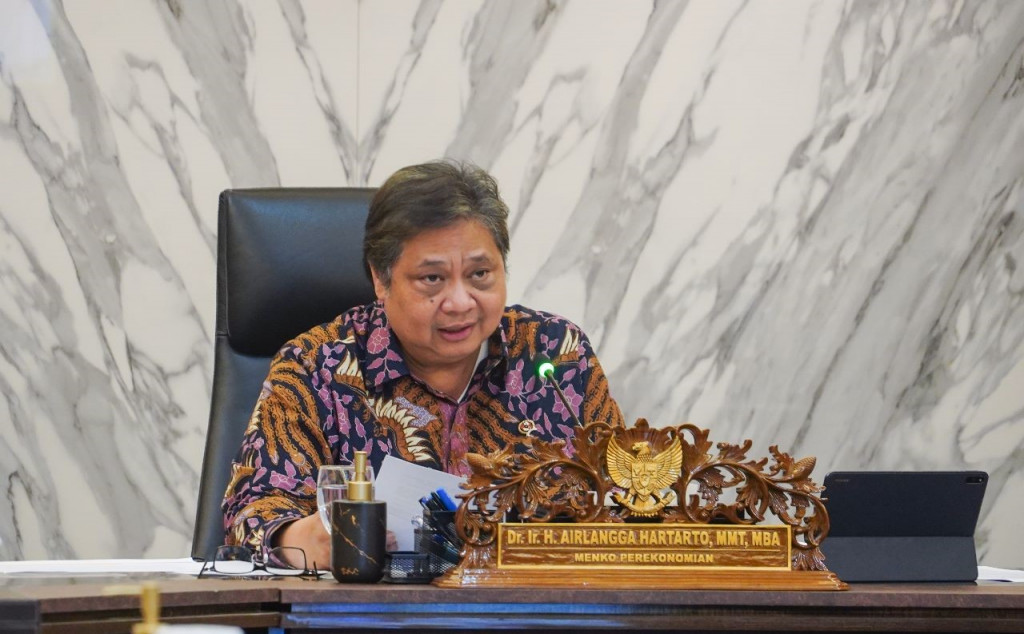 Menko Perekonomian Airlangga Hartarto. FOTO: Kemenko Perekonomian