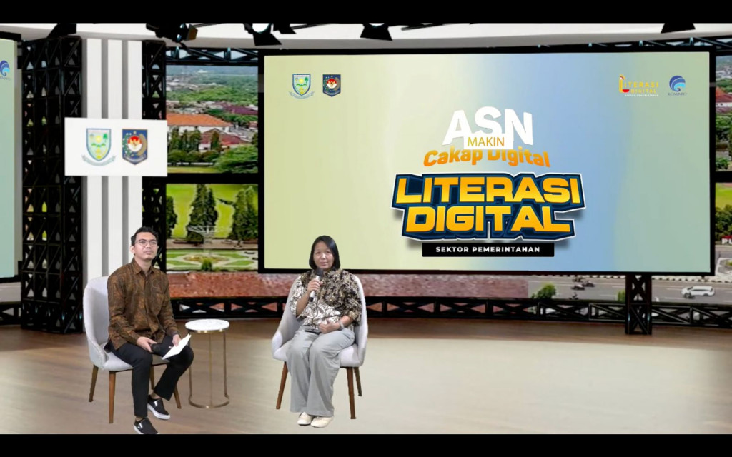 Webinar literasi diital untuk ASN. Foto  Kominfo