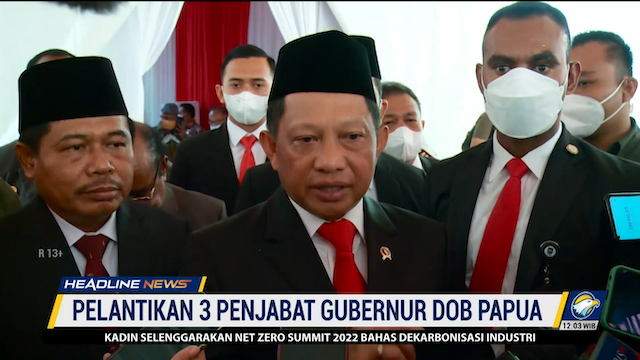 Menteri Dalam Negeri (Mendagri) Tito Karnavian. Foto: Metro TV