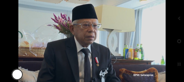 Wakil Presiden (Wapres) Ma'ruf Amin. Dok. Setwapres