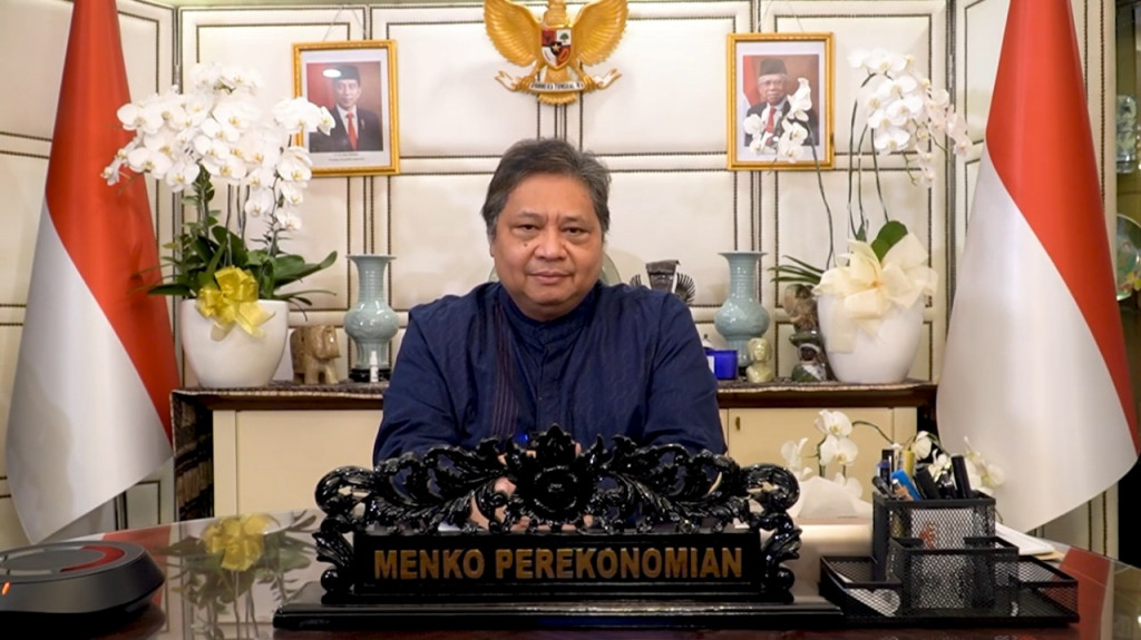 Menko Perekonomian Airlangga Hartarto. Foto: dok Kemenko Perekonomian.