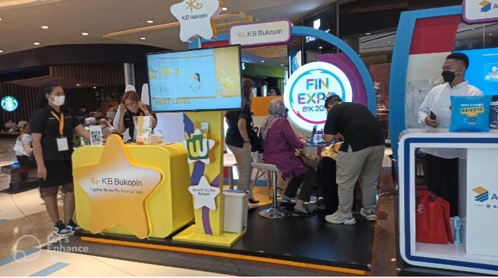 Bank KB Bukopin saat ikut Financial Expo 2022. FOTO: Bank KB Bukopin