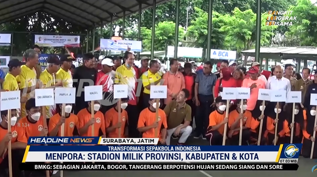 Menpora Ajak Kemendagri Masuk Satgas Transformasi Sepak Bola Indonesia