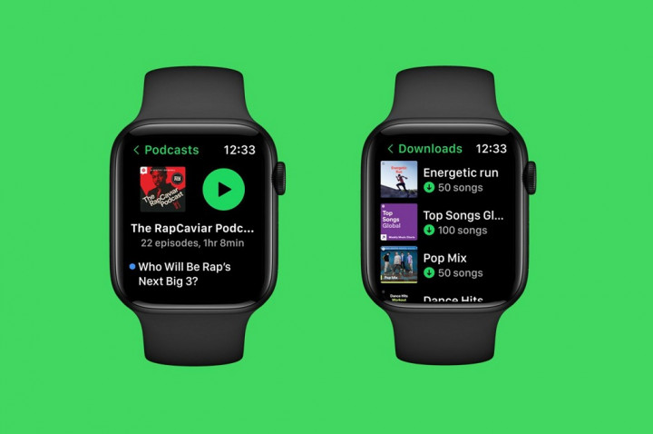 Spotify Update Aplikasi versi watchOS dengan Antarmuka Baru