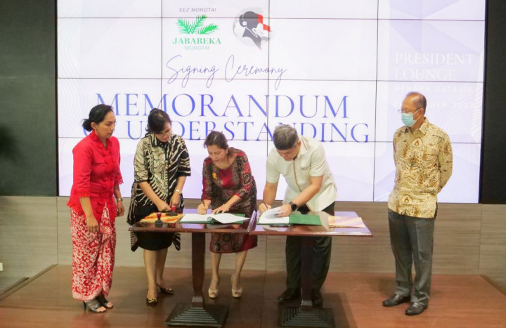 Jababeka Teken Kerja Sama Pemasaran Investasi di KEK Morotai