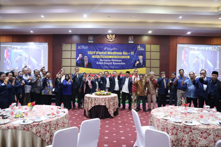 Relawan di Yogyakarta Bersama Partai NasDem Siap Jadi Motor Pemenangan Anies