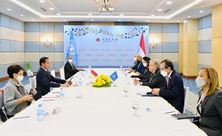 Kepada Guterres, Jokowi Apresiasi Dukungan PBB terhadap Presidensi G20 RI