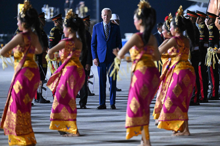 Momen Joe Biden dan Sejumlah Pemimpin Dunia Tiba di Bali
