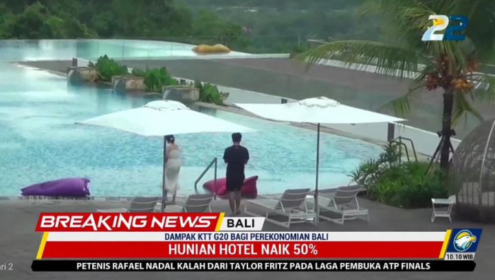 Hunian Hotel di Bali Naik 50% Akibat KTT G20