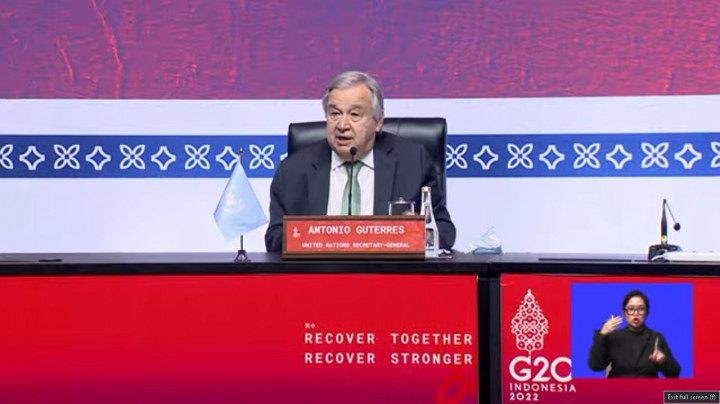 Sekjen PBB Bahas Krisis Pangan Dunia, Harapkan Kehadiran Putin di KTT G20