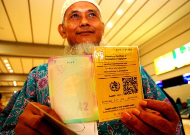 Kini jemaah umrah tak wajib Vaksin Meningitis. (Foto: Dok. Birkom Kemenkes)