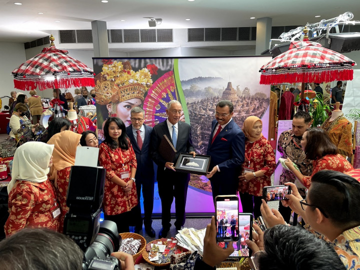 Presiden Portugal Puji Bazar Diplomatik Indonesia 2022