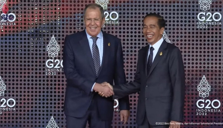 Segar Bugar, Menlu Rusia Hadir di KTT G20 Usai Dikabarkan Sakit