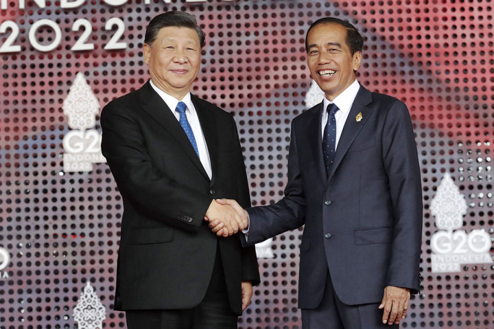 Foto: Jokowi Sambut Para Pemimpin Negara di Lokasi KTT G20