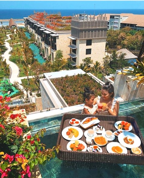 Ini sekilas keindahan Nusa Dua di Bali, tempat perhelatan event global G20 diadakan. (Dok. Instagram The Apurva Kempinski Bali/@kempinskibali)
