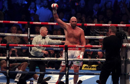 Tyson Fury. (Adrian DENNIS / AFP)