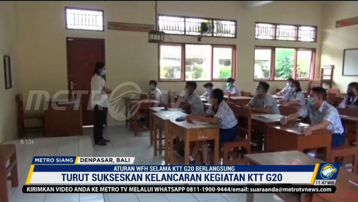 Masyarakat Bali WFH Dan Sekolah Online Selama Gelaran KTT G20