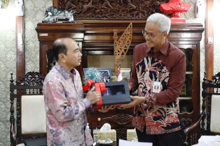 Temui Ganjar, Dubes RI untuk Prancis Bahas Ekspor UMKM dan Investasi