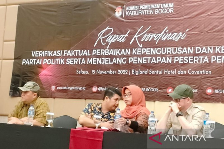 4 Parpol di Bogor Diberi Tambahan Waktu untuk Memenuhi Syarat