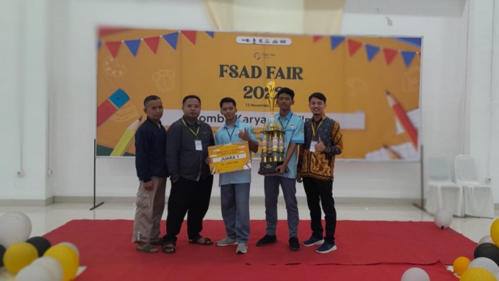 Keren! Siswa MAN 1 Kudus Dapat Golden Ticket Masuk ITS Usai Sabet Juara 1 FSAD FAIR 2022