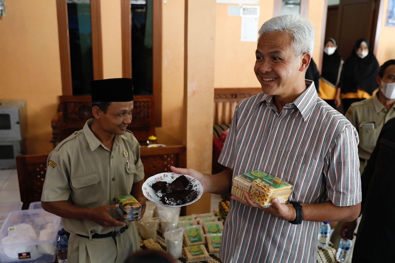 Perkuat Ketahanan Pangan, Ganjar Kenalkan Olahan Tepung dari Singkong