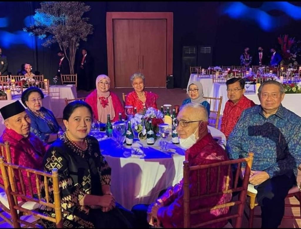 SBY dan Megawati Semeja Jelang Gala Dinner G20