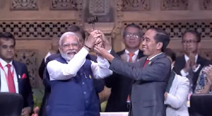 Tok! Jokowi Resmi Serahkan Presidensi G20 Kepada India