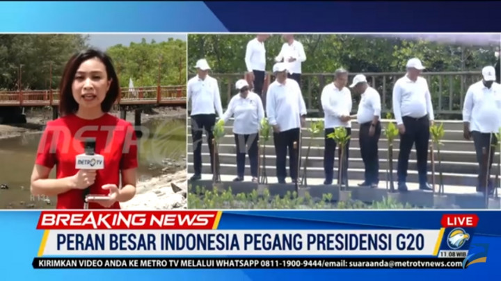 Saat Jokowi, Joe Biden, dan Pemimpin Negara G20 Mencangkul