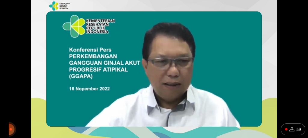 Juru Bicara Kemenkes dr. Syahril. (Foto: SS Youtube Kemenkes)