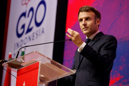 Presiden Macron Puji Kepemimpinan Indonesia di G20 Membawa Perdamaian