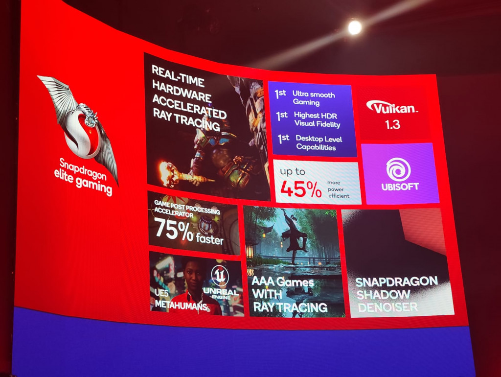 Snapdragon Elite Gaming di Snapdragon 8 Gen 2.