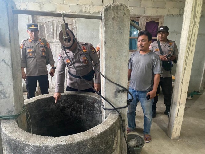 Usai Tusuk Leher Istri, Suami di Lampung Tewas Tercebur Sumur