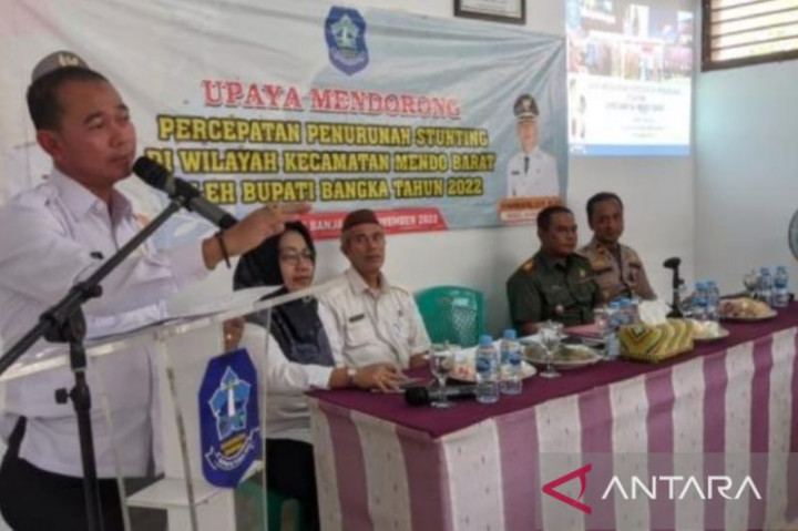 Kepala Desa di Bangka Diminta Aktif Menanggulangi Stunting