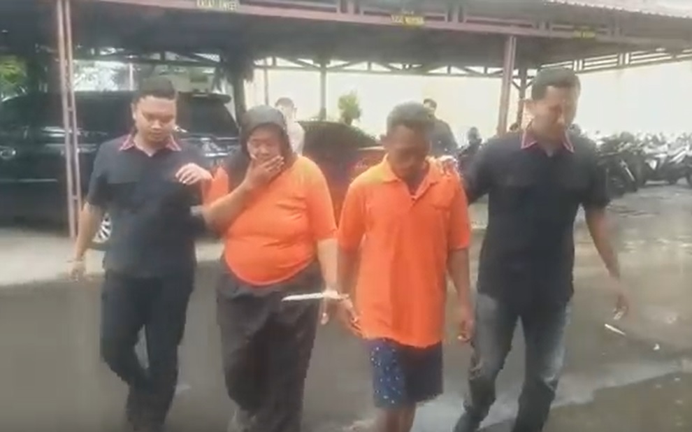 Dua pelaku pencurian motor digelandang ke Mapolres Pasuruan/metrotv
