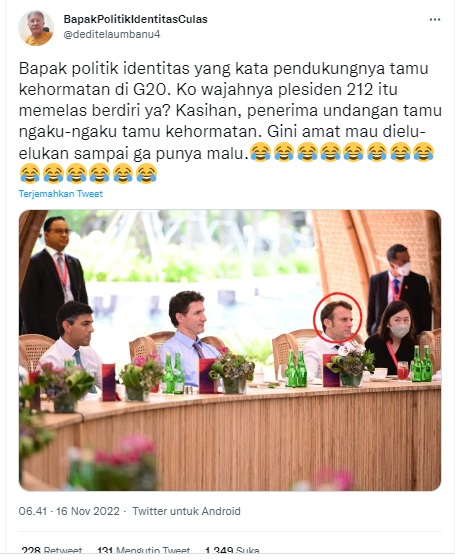 [Cek Fakta] Benarkah Anies Baswedan jadi Penerima Tamu di KTT G20? Ini Faktanya