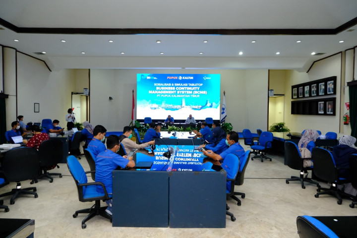 Halau Krisis, Pupuk Kaltim Implementasikan <i>Business Continuity Management System</i>