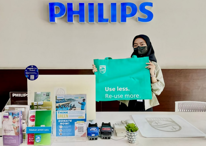 Dukung Pengurangan Kantong Plastik, Philips Domestic Tawarkan Tas Ramah Lingkungan