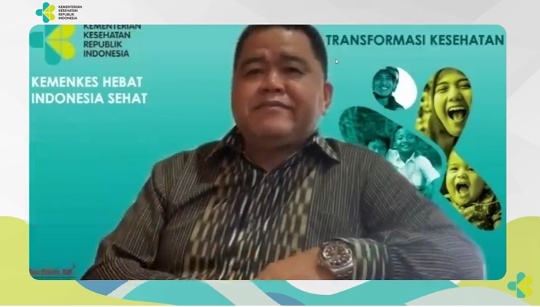 Maxie Rein Rondonuwu selaku Direktur Jenderal Pencegahan dan Pengendalian (P2P). (Youtube Kemenkes)