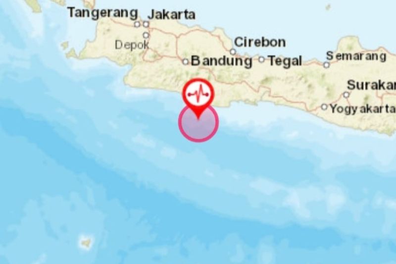 Gempa 5,3 Magnitudo di Pangandaran Terasa hingga Sukabumi