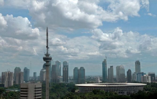 Cuaca Jakarta Cerah Berawan Sepanjang Hari Ini