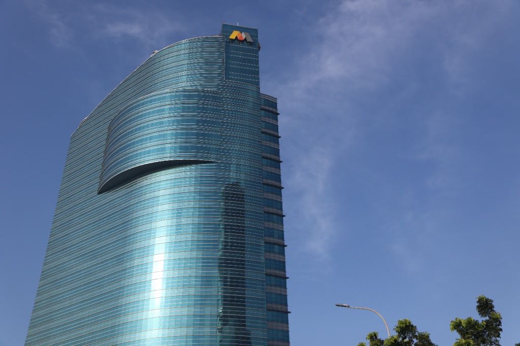 Gedung Bank Mega. FOTO: Bank Mega