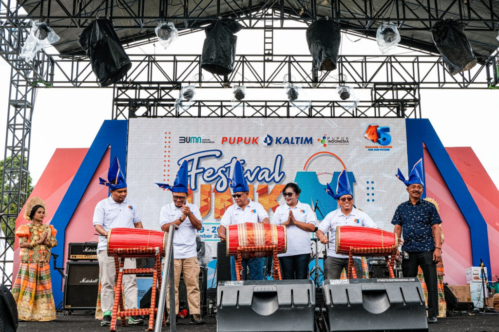 Festival UMKM yang digelar Pupuk Kaltim di Kabupaten Gowa. Foto: dok Pupuk Kaltim.