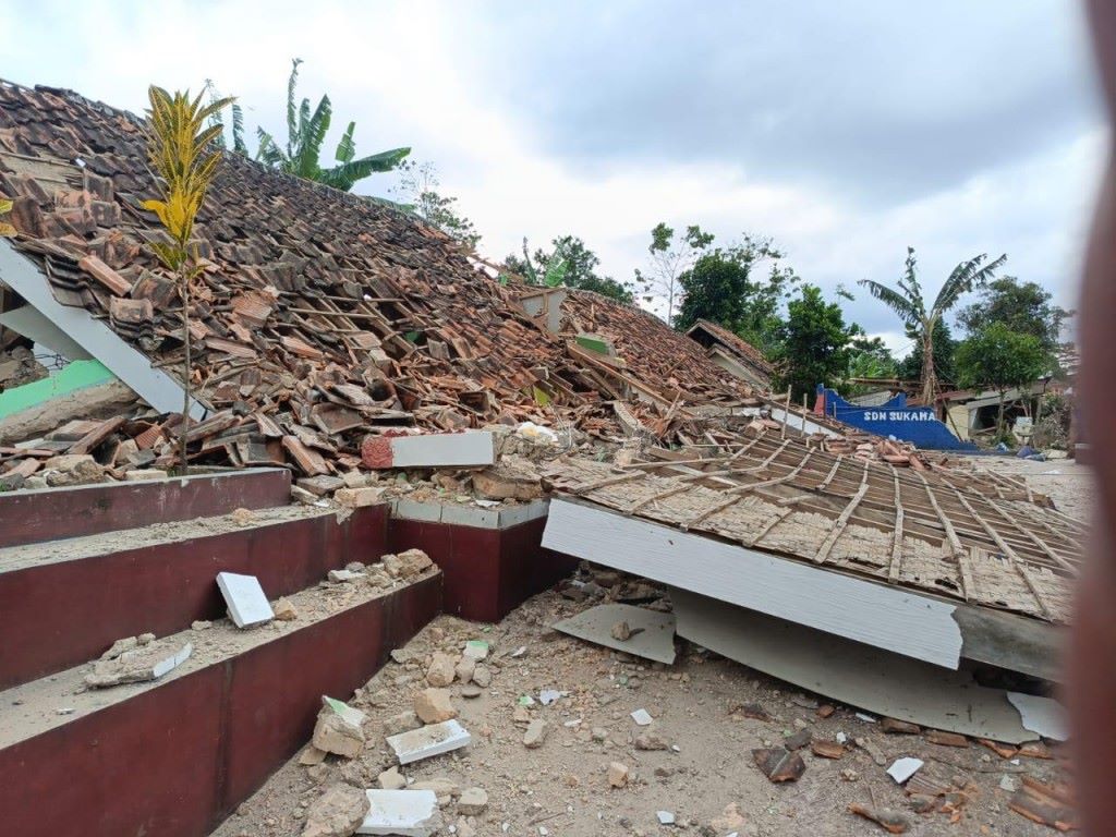 Dampak kerusakan gempa di Cianjur, Jawa Barat. Foto: dok BNPB