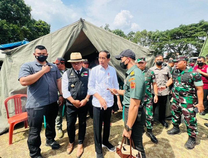 President Ensures Assistance for Residents Affected by the Cianjur Earthquake