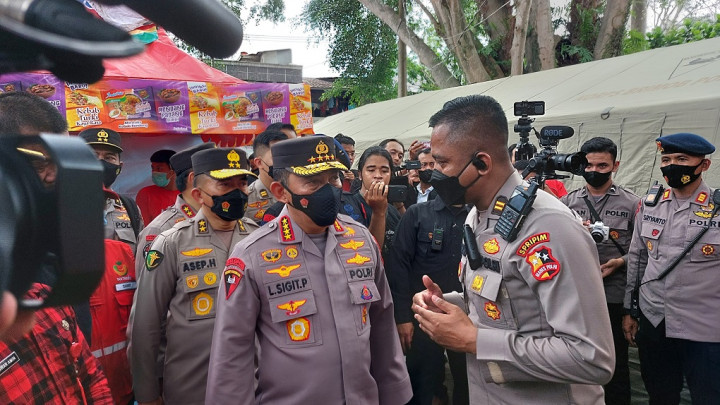 Kapolri Pastikan Bantuan Korban Gempa Terdistribusi Rata